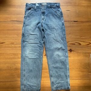 Carhartt light wash mens cargo jeans 36x34